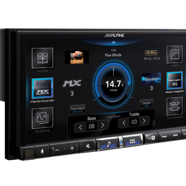 Alpine iLX-705E46 CarPlay - Android Auto 7-Zoll für 3er BMW E46