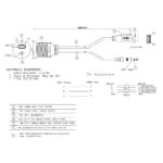 USB 2.0/AUX Einbaubuchse, 3.5mm Klinke, 60cm – Bild 4