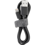 USB-A Kabel auf Apple Lightning Stecker, 50cm, schwarz – Bild 3