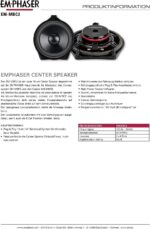 EMPHASER EM-MBC2 10 cm Center Lautsprecher für Mercedes – Bild 5