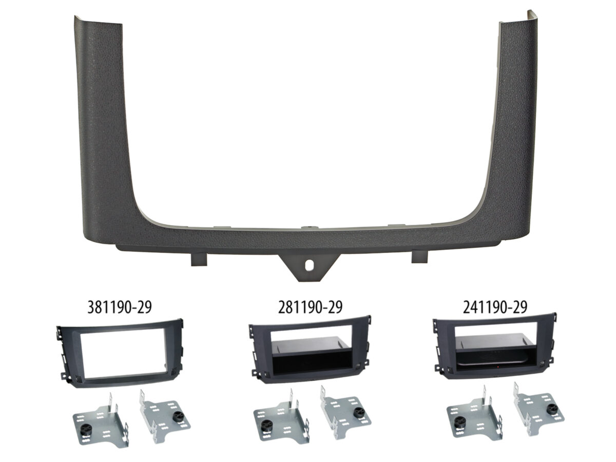 2-DIN Radioblende Smart ForTwo 2010-2015 OEM Zubehör – Bild 2