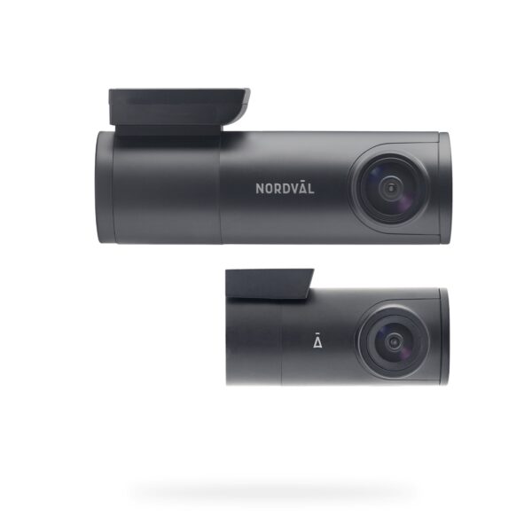 Nordväl DC102-4K 32GB 2CH Dashcam Heckkamera mit WLAN, GPS, Parkmodus