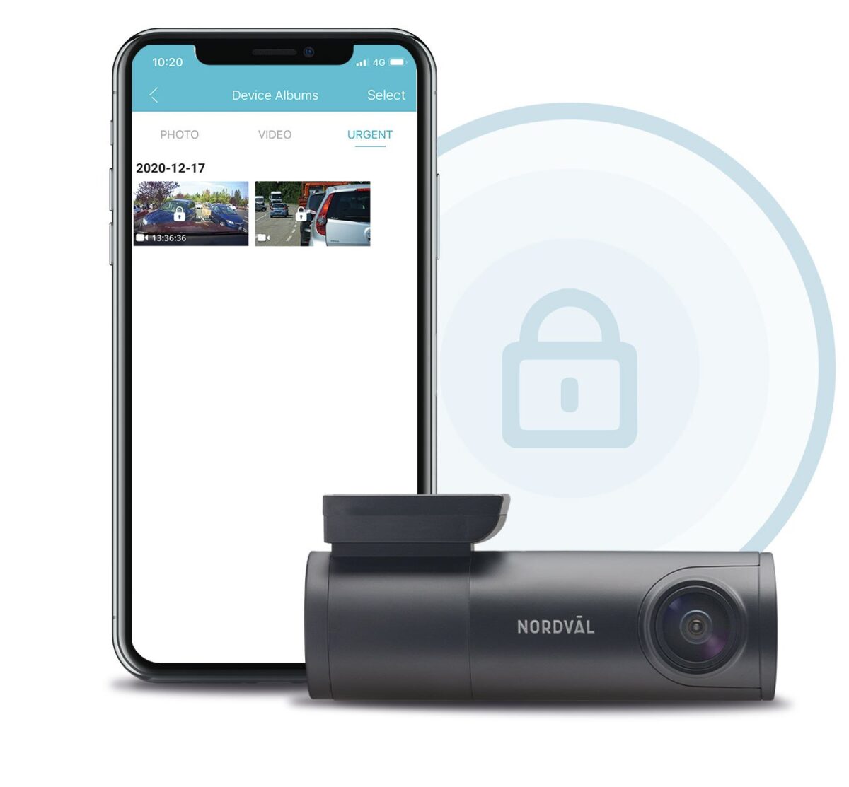 Nordväl DC102-4K 32GB 2CH Dashcam Heckkamera mit WLAN, GPS, Parkmodus – Bild 10