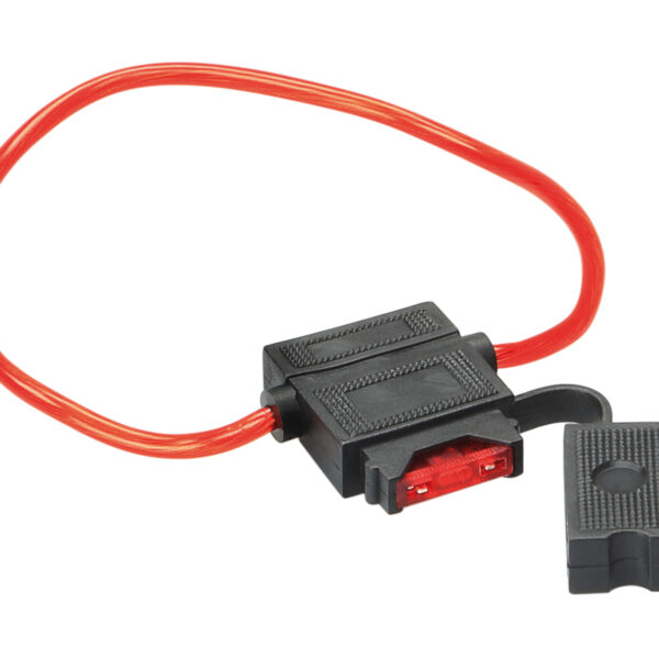 Sicherungshalter ATC 10A Sicherung / 30cm Kabel 1,5mm rot