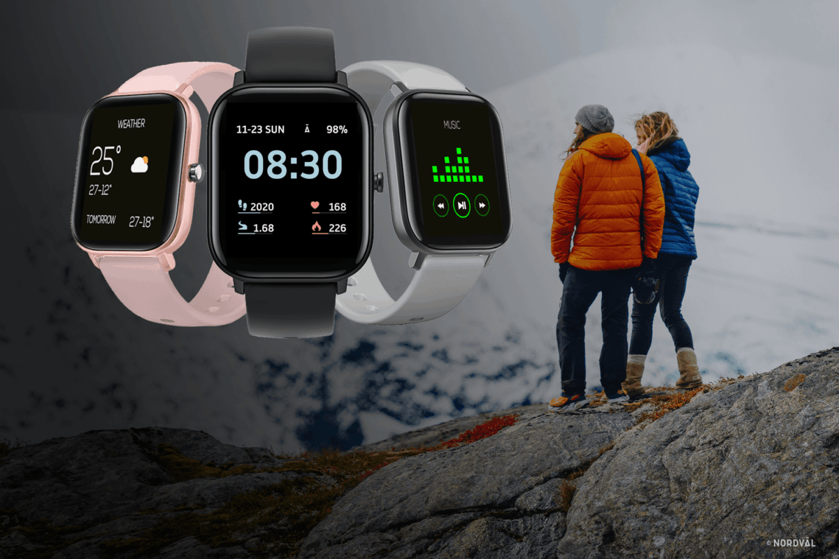 Nordval SW101G Grau Elegante Smartwatch mit integrierten Sportaktivitäten – Bild 10