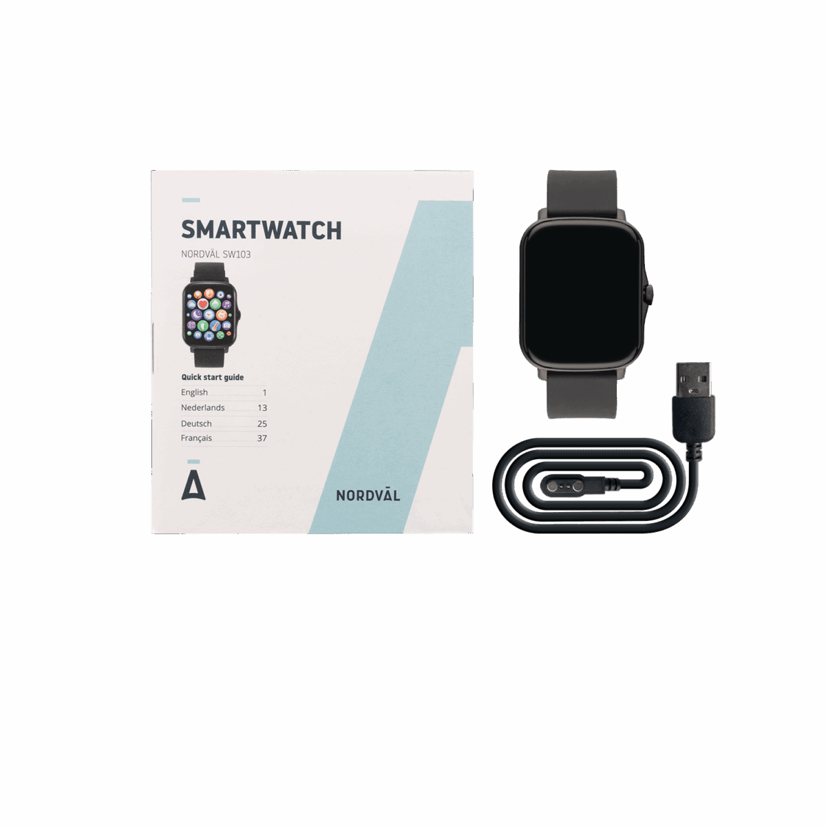 Nordval SW103B Schwarz leistungsstarke und vielseitige Smartwatch – Bild 13