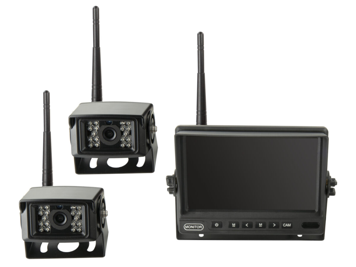 Rückfahrkamera Monitor Kit 7 2x Kamera Video Transmitter – Bild 1