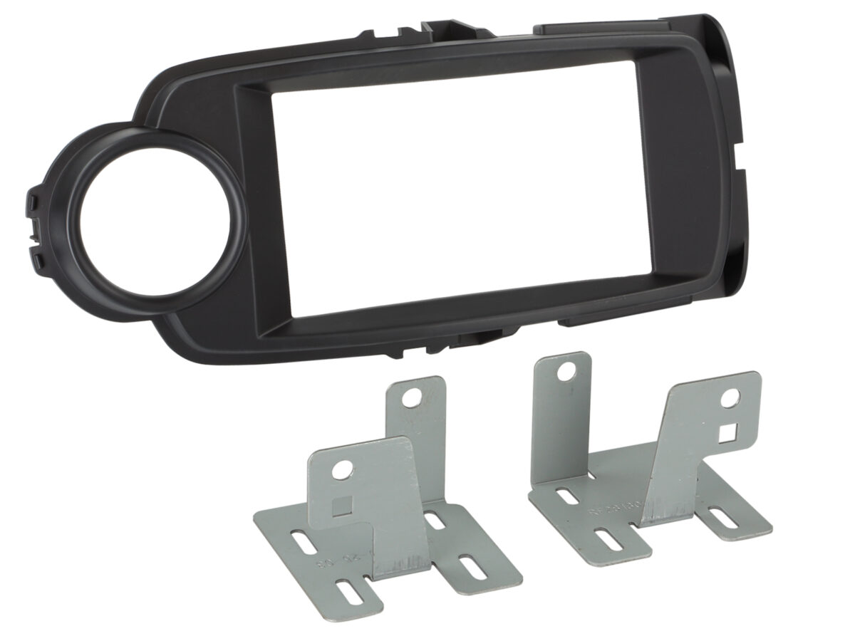 2-DIN Radioblende Toyota YarisXP13 09/2014-02/2020 schwarz – Bild 1