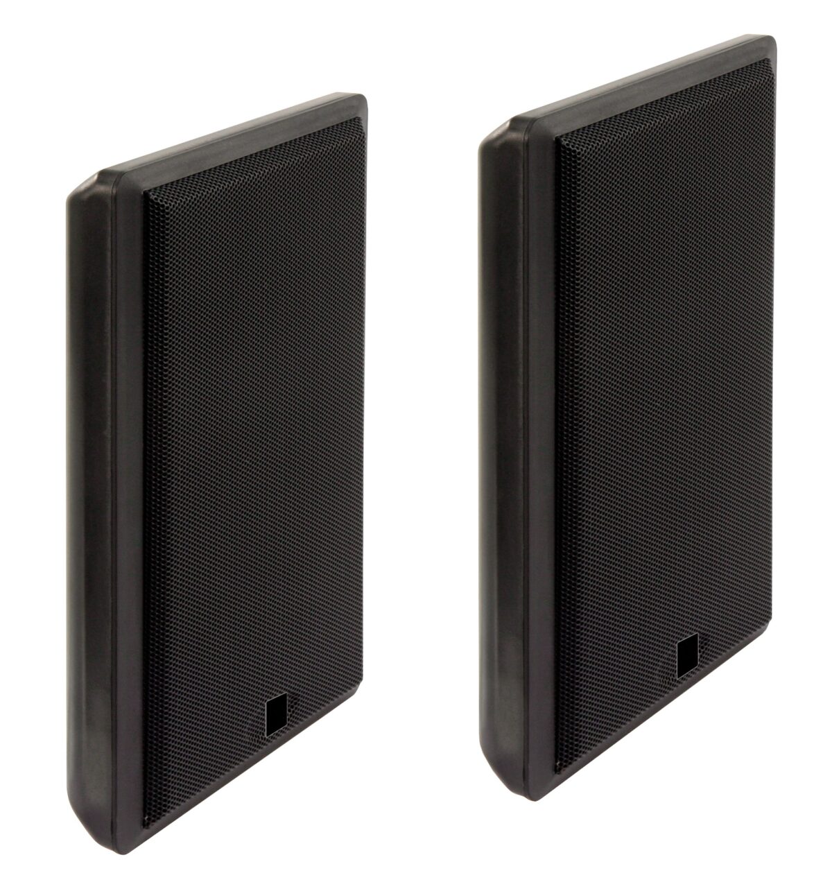 Flatpanel-Lautsprecher, 2-Wege, 4 Ohm, 40 W, 75-20.000 Hz, schwarz, Paar – Bild 1