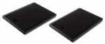 Flatpanel-Lautsprecher, 2-Wege, 4 Ohm, 40 W, 75-20.000 Hz, schwarz, Paar – Bild 2