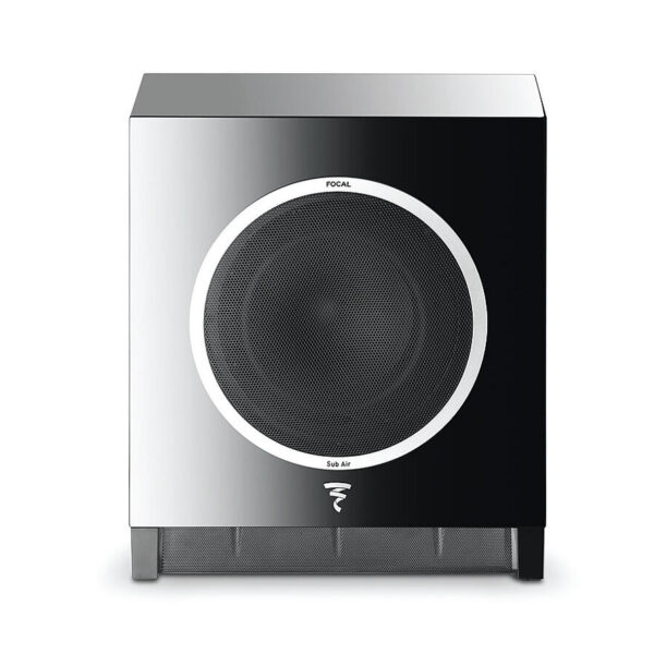 FOCAL Sub Air Schwarz Kabelloser Aktiv Subwoofer mit flacher Bauform 16 cm