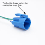 12V 16mm LED Druckknopf Taster Gelb – Bild 3