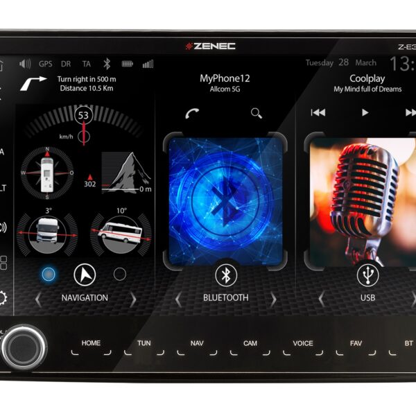 ZENEC Z-E3776 9 Zoll Infotainer für FIAT Ducato