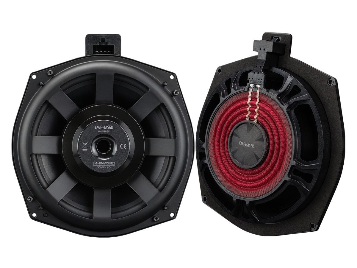 EMPHASER BMW Underseat Subwoofer 2 Ohm PAAR – Bild 1