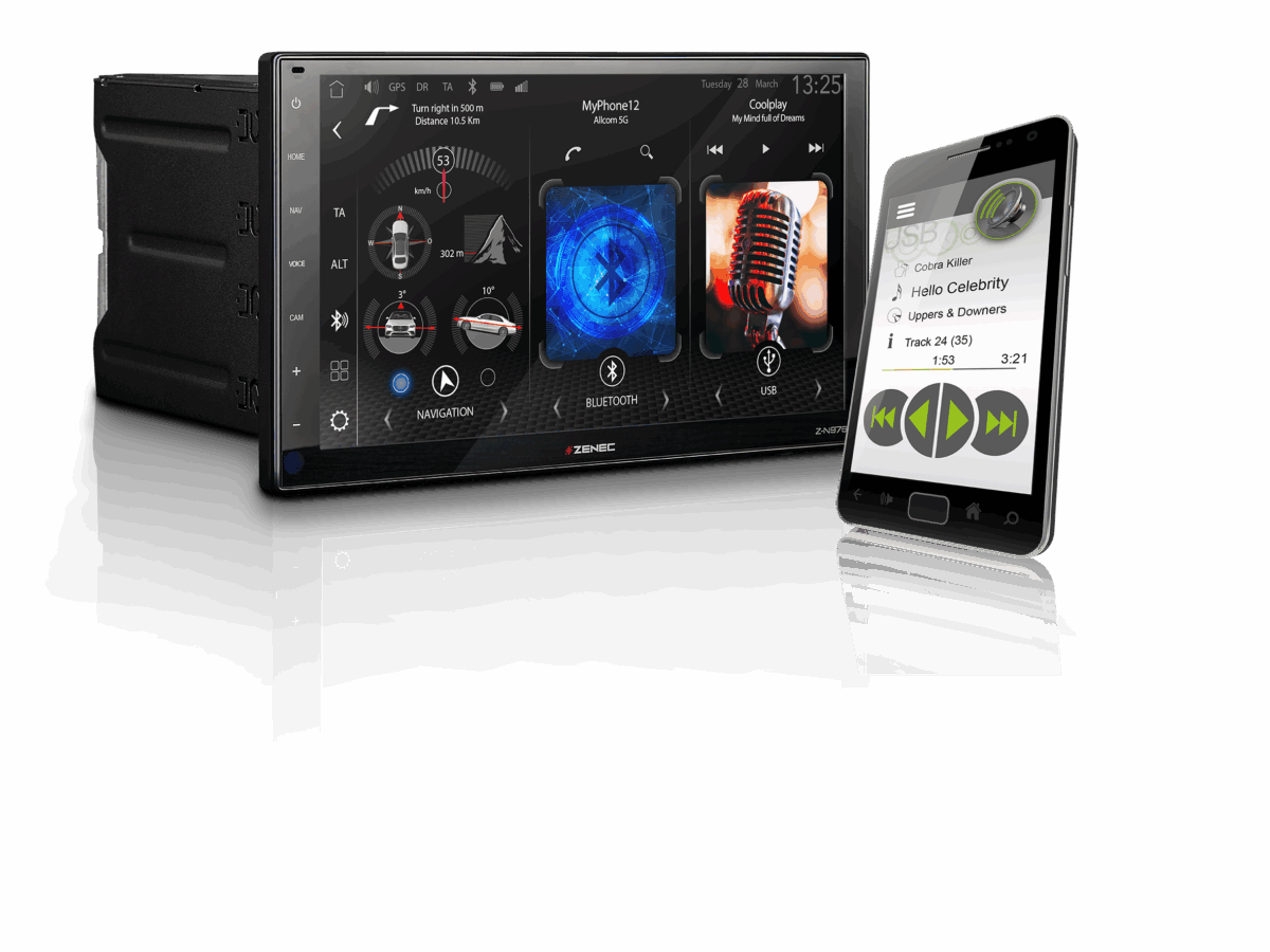 ZENEC Z-N976 2-DIN Infotainer mit wireless Apple CarPlay und Android Auto – Bild 4
