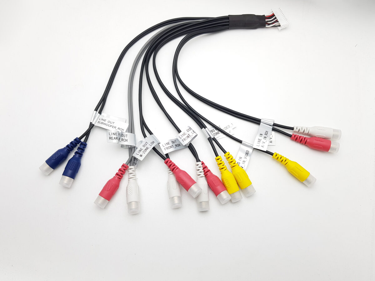 ZENEC Z-N875 - Z-N965 - Z-E3776 Audio Video Anschlusskabel – Bild 3