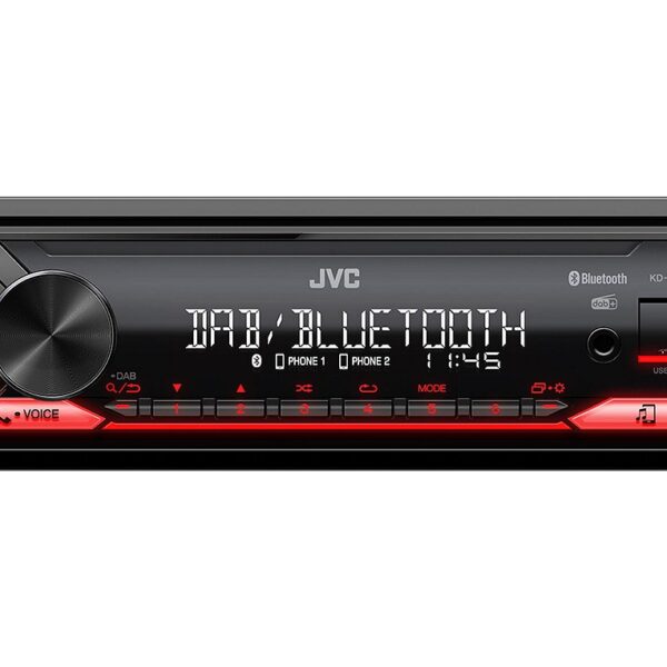 JVC KD-X282DBT-ANT MP3-Autoradio mit DAB / Bluetooth / USB / AUX-IN