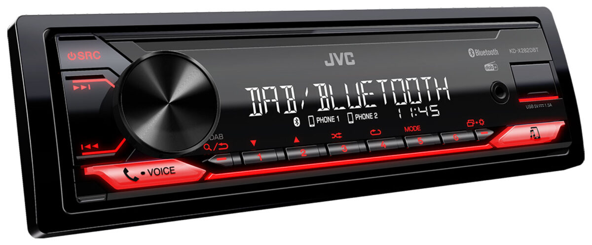 JVC KD-X282DBT-ANT MP3-Autoradio mit DAB / Bluetooth / USB / AUX-IN – Bild 2