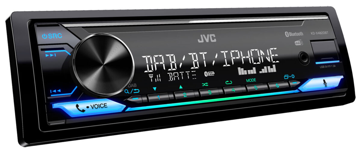 JVC KD-X482DBT-ANT MP3-Autoradio mit Bluetooth / DAB / USB / iPod / AUX-IN – Bild 2