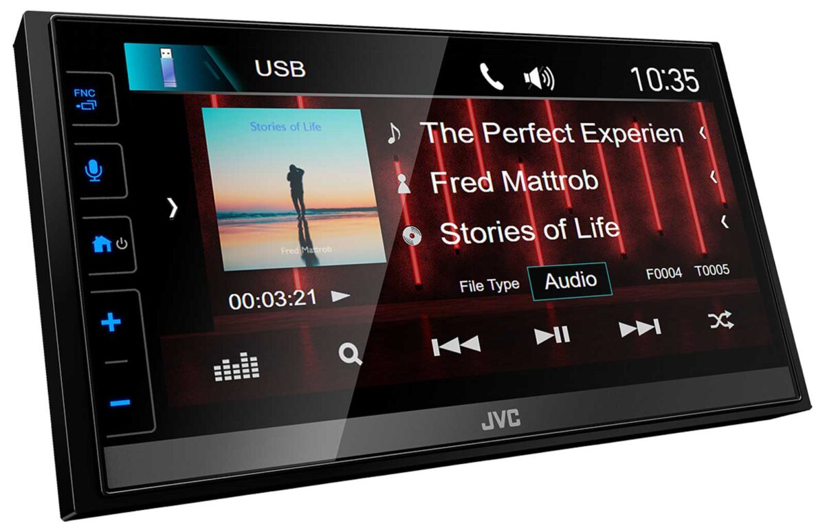 JVC KW-M785DBW - Doppel-DIN MP3-Autoradio mit Touchscreen / DAB / Bluetooth/ USB – Bild 4