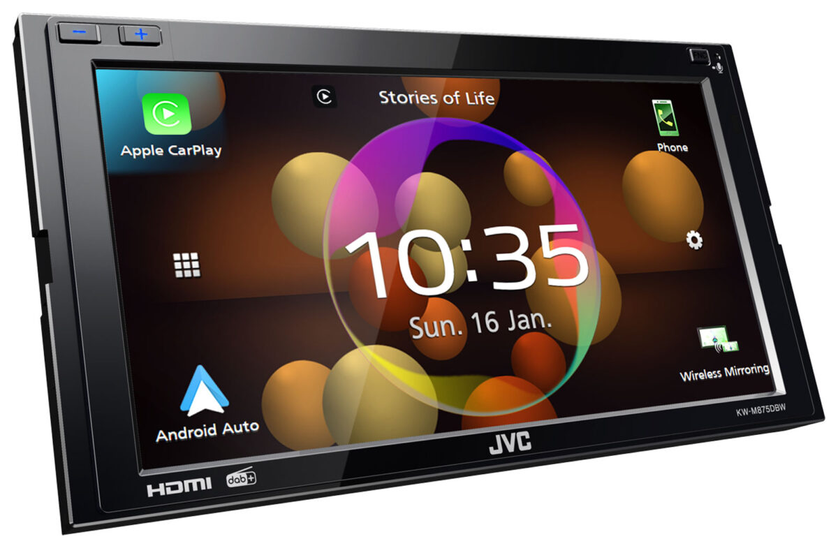 JVC KW-M875DBW - Doppel-DIN MP3-Autoradio mit Touchscreen / DAB/ Bluetooth/ USB – Bild 5