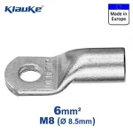 KLAUKE Rohrkabelschuh, 6mm, M8, 12mm breit, Stück
