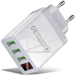Schnell Ladegerät USB Mehrfachstecker 3 Fach Port 5V 3A Netzteil