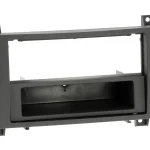 Radioblende MERCEDES SLK R171 2005-11 2DIN mit Fach schwarz