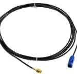 Antennenkabel Verlängerung FAKRA F Code C Signalblau auf SMA M 350cm