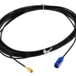 Antennenkabel Verlängerung FAKRA F Code C Signalblau auf SMA M 700cm