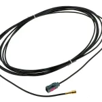 Antennenkabel Verlängerung FAKRA F Code Z Wasserblau auf SMB F 500cm