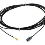 Antennenkabel Verlängerung FAKRA F Code Z Wasserblau auf SMB F 700cm
