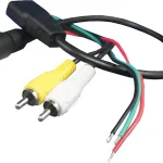 Adapter 4-Pin Mini DIN Buchse CV auf CinchStrom