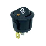 Parking-Schalter, 1xE/A, orange/gelbe LED 12-24 Volt DC