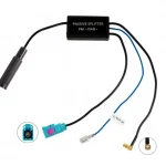 Passiver Antennensplitter FM / DAB mit Phantomseinspeisung