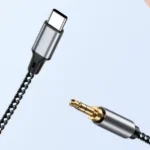 Audiokabel Typ C - Mini-Klinke 3,5 mm 1 m Schwarz