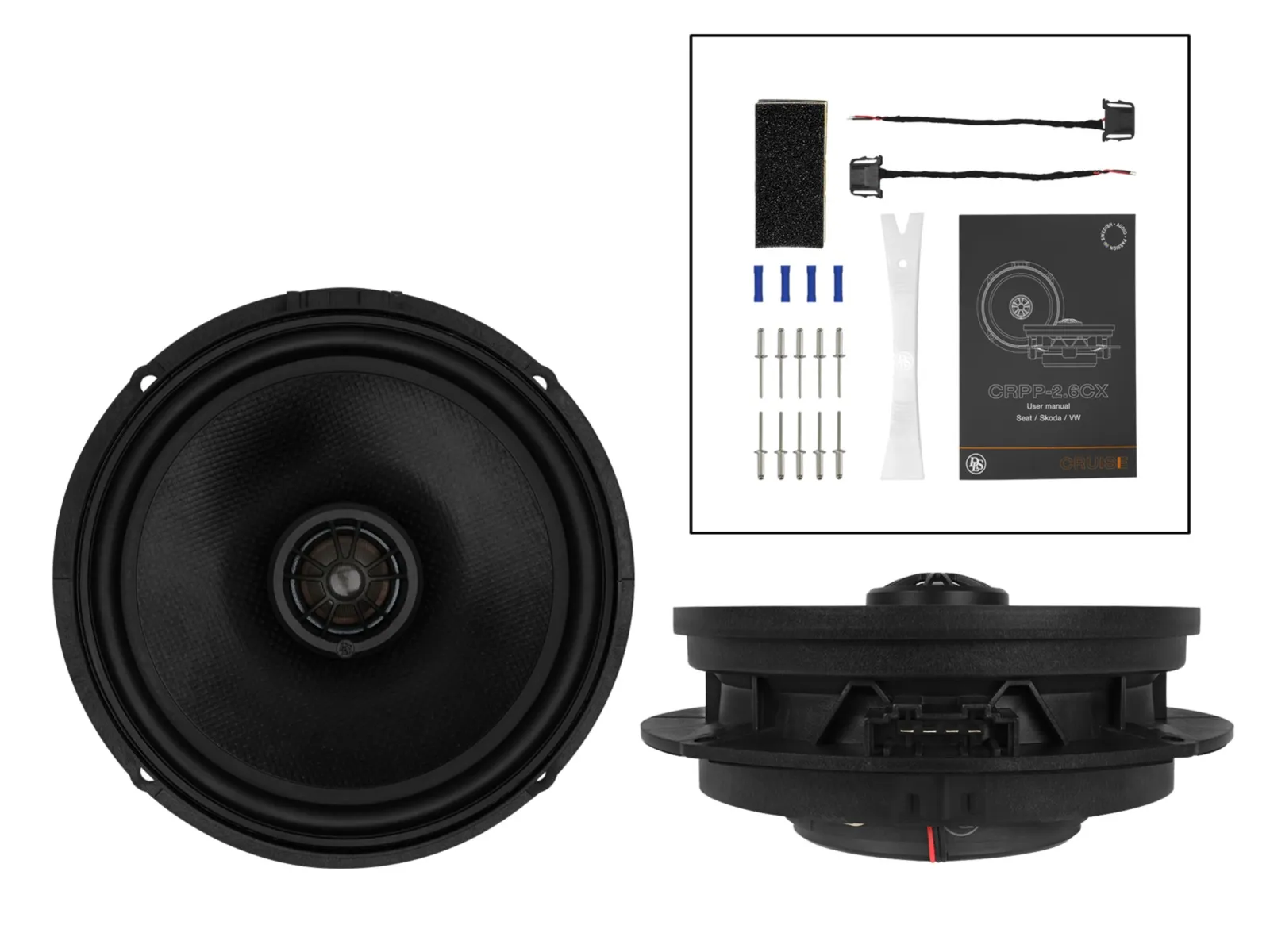 101029.webp Lautsprecher Coaxial Kit DLS Cruise MAN/Seat/Skod/aVW – Bild 1