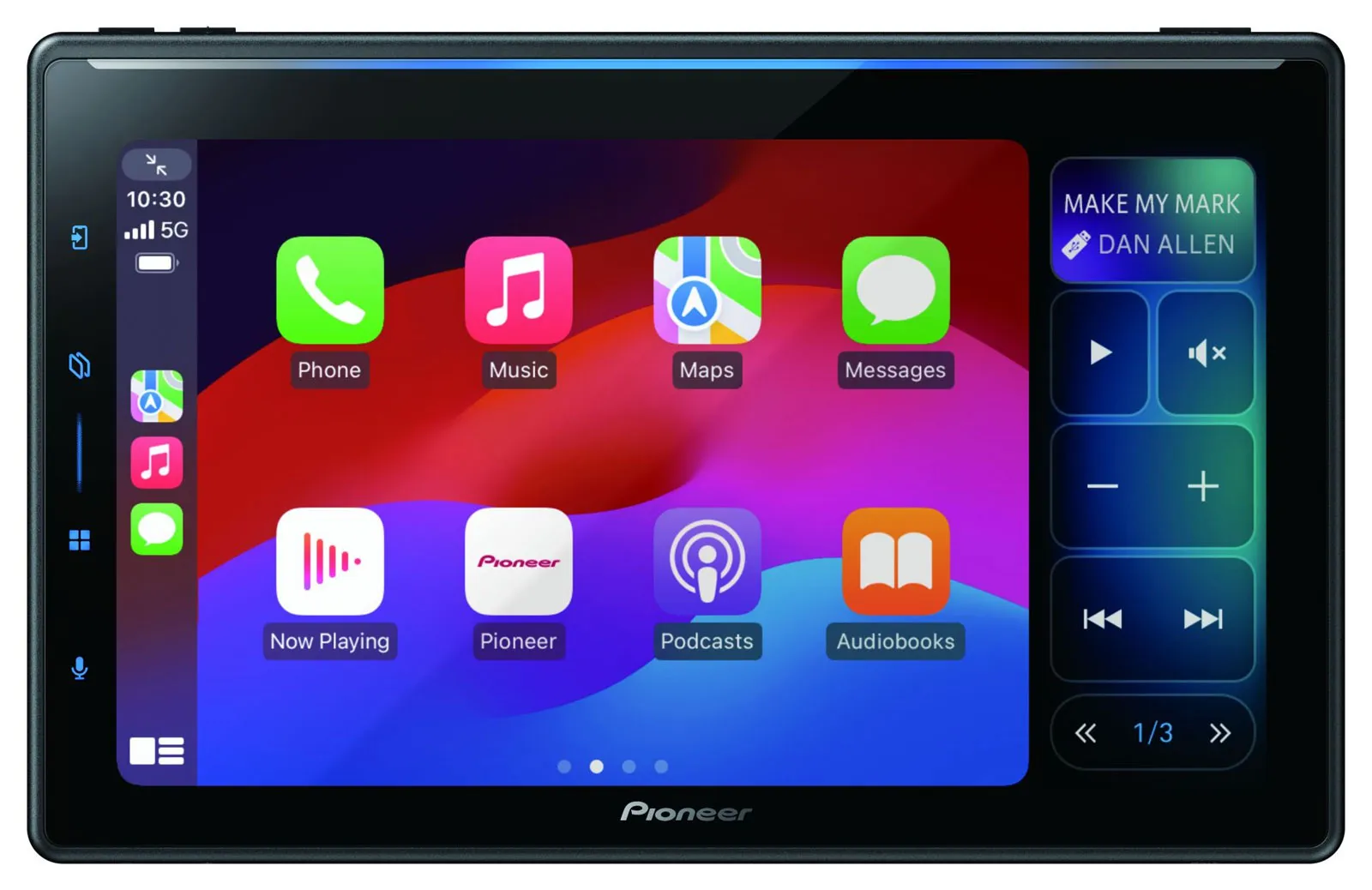 101062.webp Pioneer SPH-EVO107DAB-UNI 10 zoll Multimedia 1-DIN-Einbausatz – Bild 1