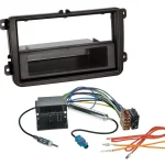 2-ISO Kit mit Fach Seat/Skod/aVW Fahrzeuge passiv/Antenne