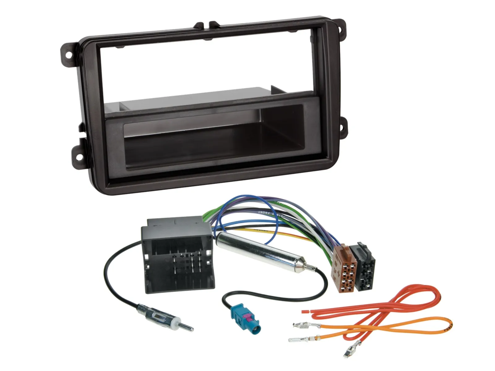 101193.webp 2-ISO Kit mit Fach Seat/Skod/aVW Fahrzeuge passiv/Antenne – Bild 1