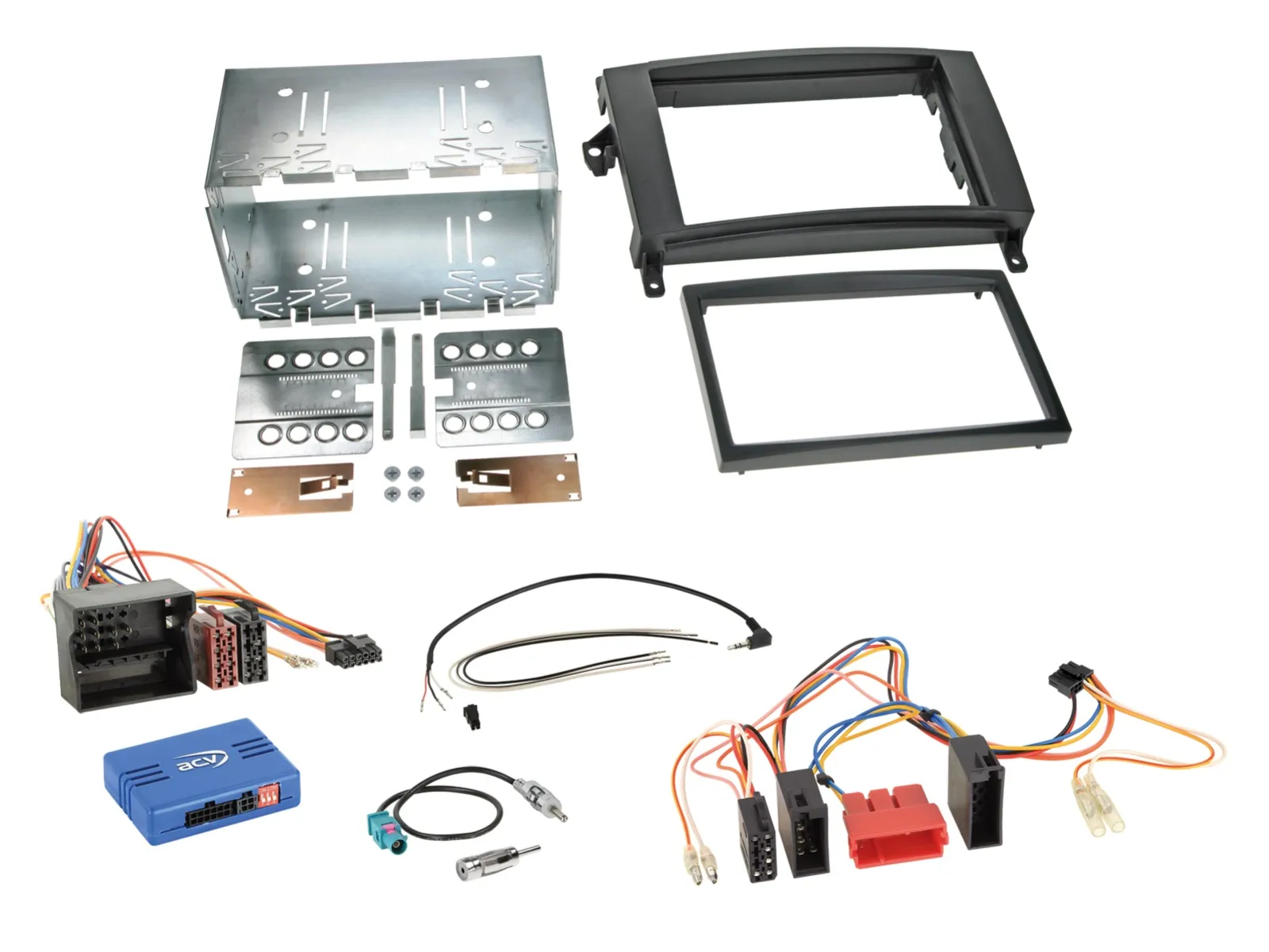101195.webp 2-DIN Kit Mercedes Fahrzeuge ISO/Mini ISO Quadlock LFB – Bild 1
