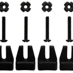 Lautsprecher Schutzgitter Halterungen massiv Set