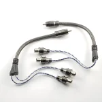 Zralum ZC-BYF Doppelt abgeschirmte Y-Adapter