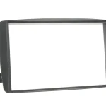 2-DIN Radioblende Mercedes diverse Fahrzeuge schwarz