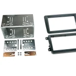 2-DIN Radioblende Seat/Skod/aVW diverse Fahrzeuge schwarz