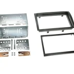 2-DIN Radioblende Citroen/Fiat/Opel/Peugeot Rubber Touch