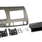 2-DIN RB mit Fach Honda Civic Hybrid rauch-silber
