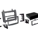 2-DIN RB mit Fach Cadillac CTS / SRX grau
