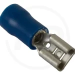 FLACHSTECKHÜLSE BLAU 1.5-2.5 MM / 4.8MM100