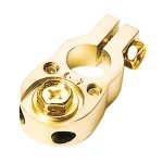 Batterieklemme Minuspol gold 2 x 10 mm